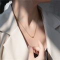 Geometric Snake Bone Necklace