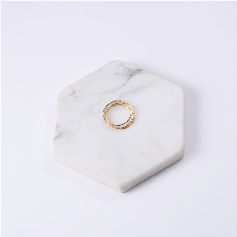Minimalist Multi-Ring Fashion Statement Ring