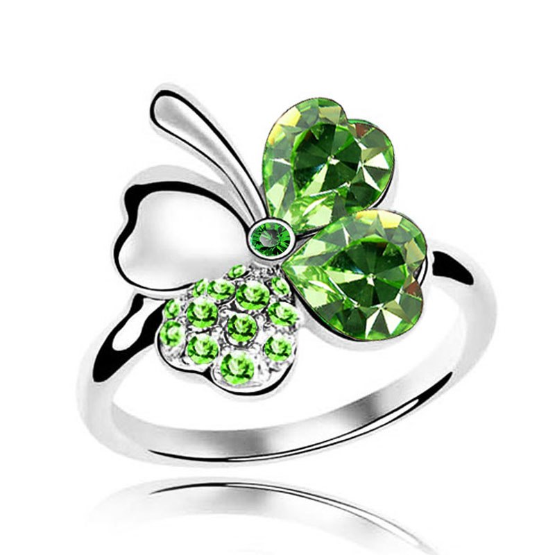 Clover Couple Ring | Adjustable Tail Ring