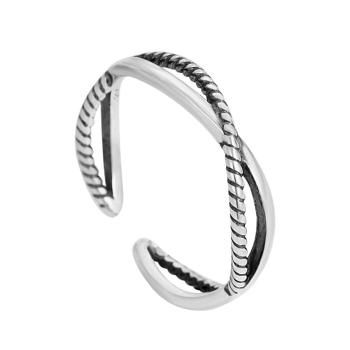 Vintage Open Ring | S925 Silver Minimalist Design