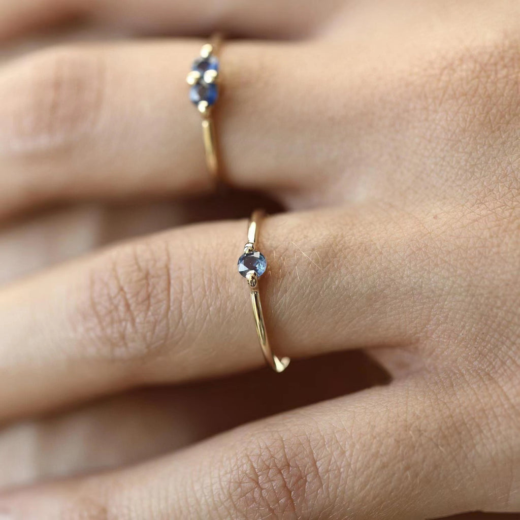 Minimalist Neutral Stackable Slim Ring