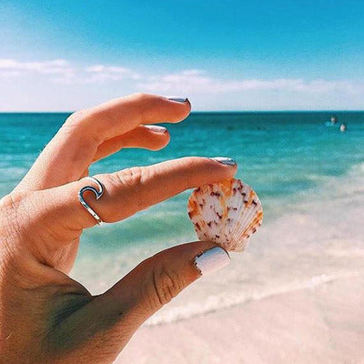 Wave Ring | Minimalist Water Wave Design