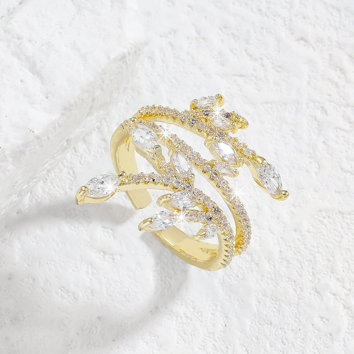 Minimalist Open Adjustable Ring for Women
