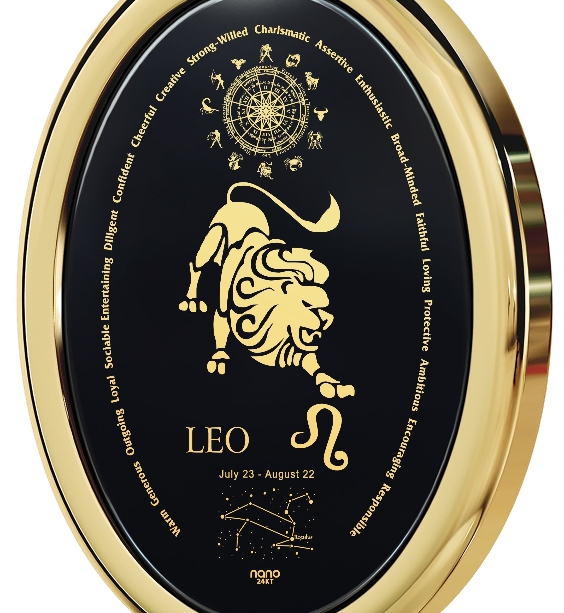 Leo Zodiac Necklace | Dainty Astrology Pendant for Women