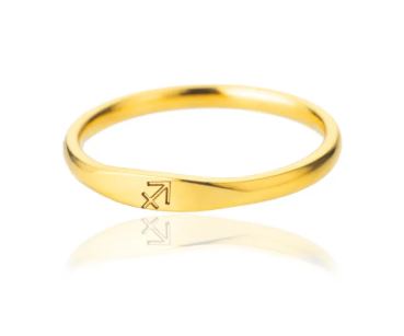 Dainty Zodiac Ring | Minimalist Astrology Ring for Women