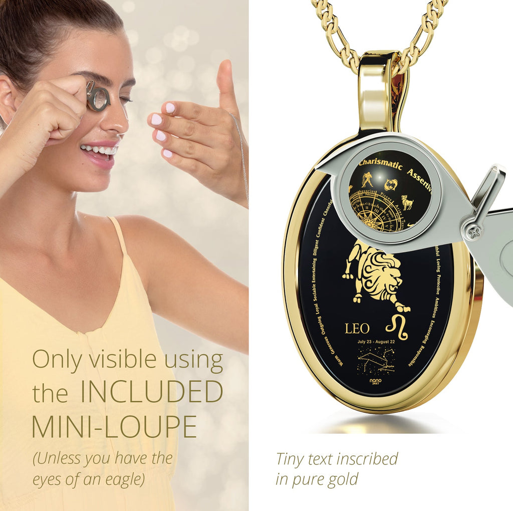 Leo Zodiac Necklace | Dainty Astrology Pendant for Women