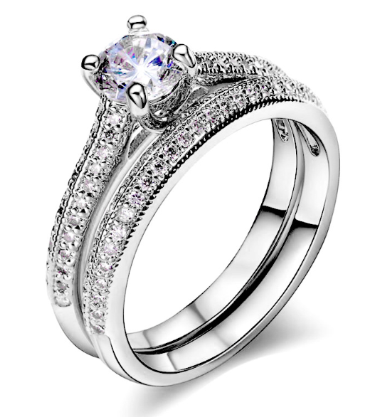 DaiLi Jewelry 18K Gold Plated Engagement Rings