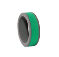 PAMTIER Mens 2 PCS Functional Silicone Rings Classic Collection Outdoor Active Exercise Style Gray Green Size 10