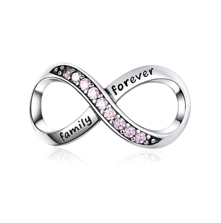 S925 Silver Infinity Beads | DIY Bracelet Accessories