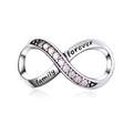 S925 Silver Infinity Beads | DIY Bracelet Accessories