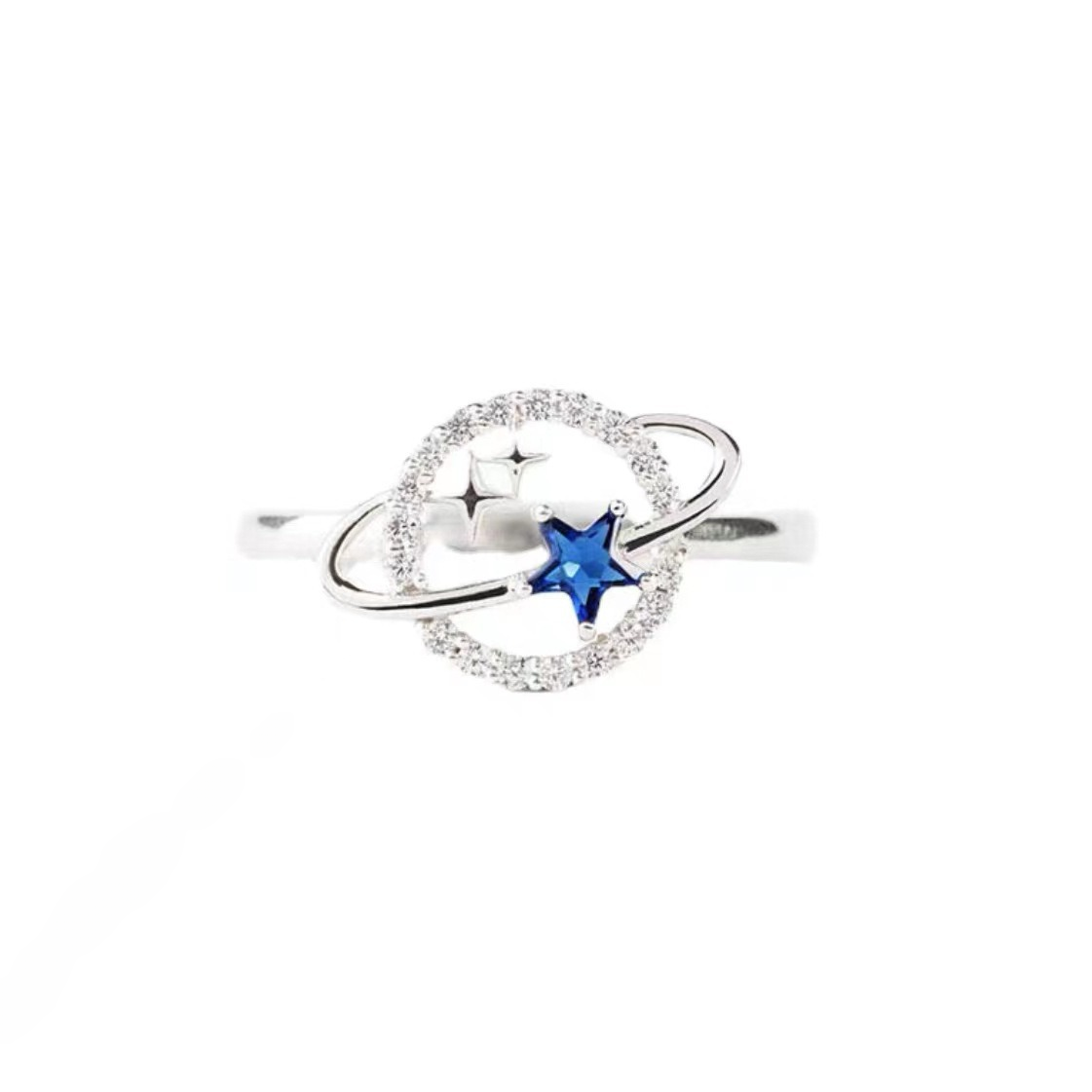 Saturn Ring | S925 Silver Minimalist Celestial Ring