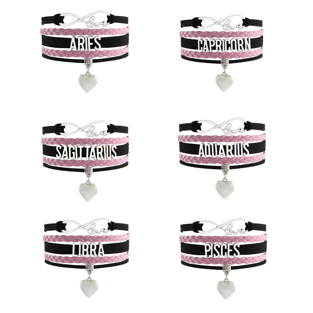 Zodiac Woven Bracelet | Adjustable Astrology Bracelet for All Signs