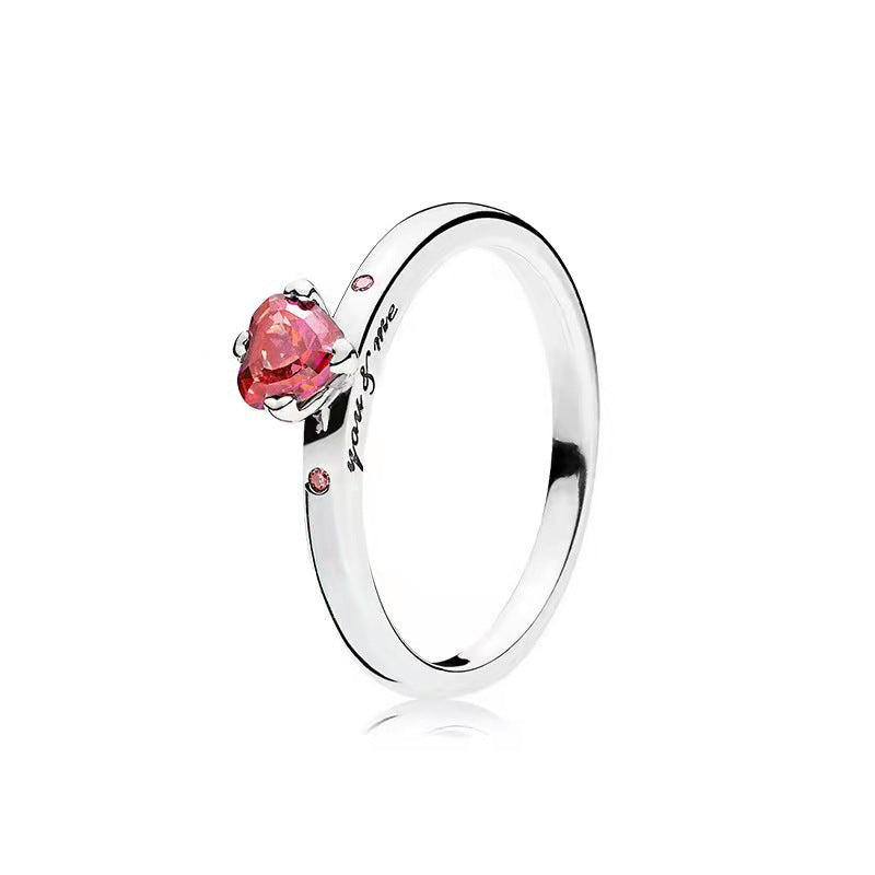Spring Heart Ring | Geometric Minimalist Design
