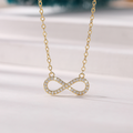 Infinity Pendant Necklace | Minimalist Gold & Silver