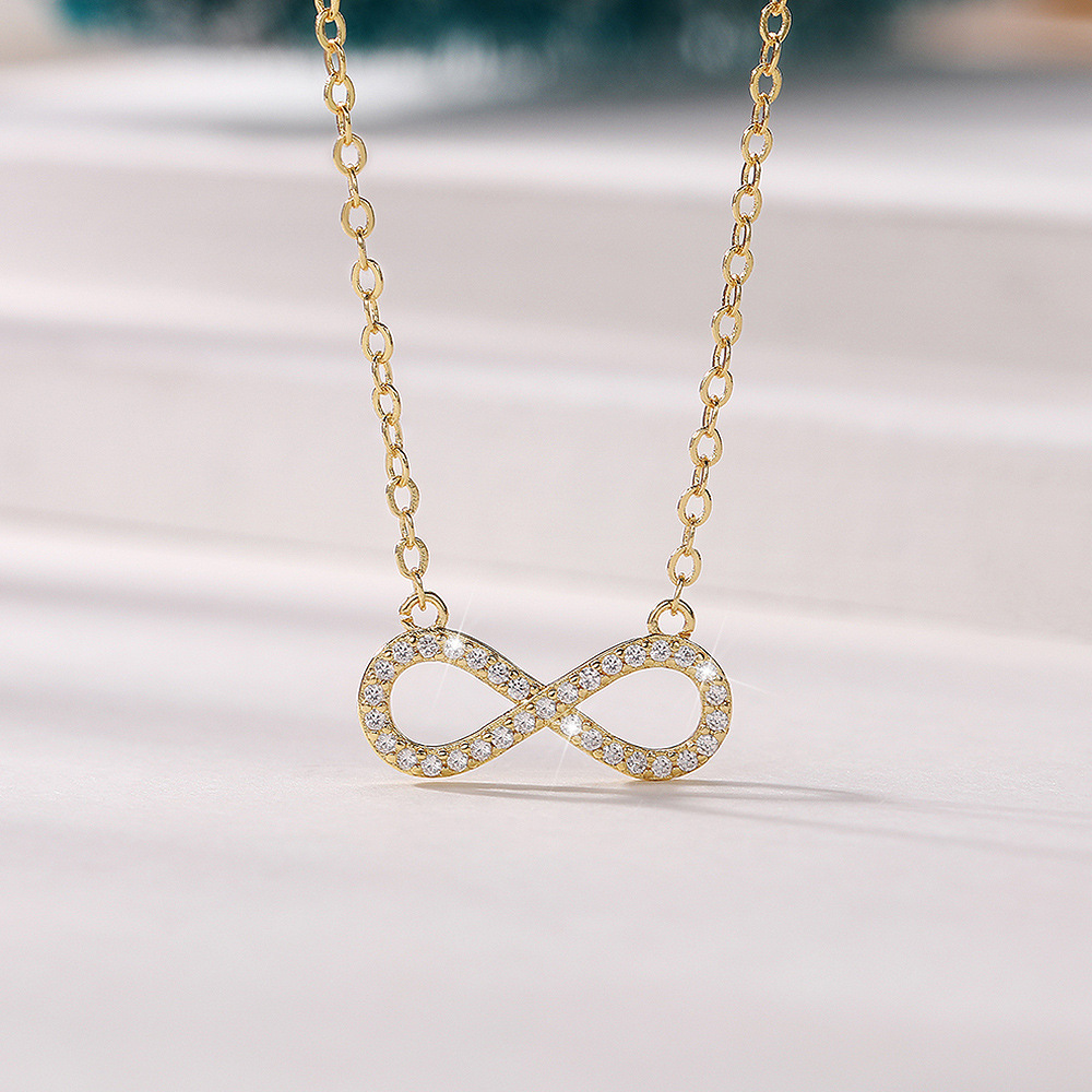 Infinity Pendant Necklace | Minimalist Gold & Silver