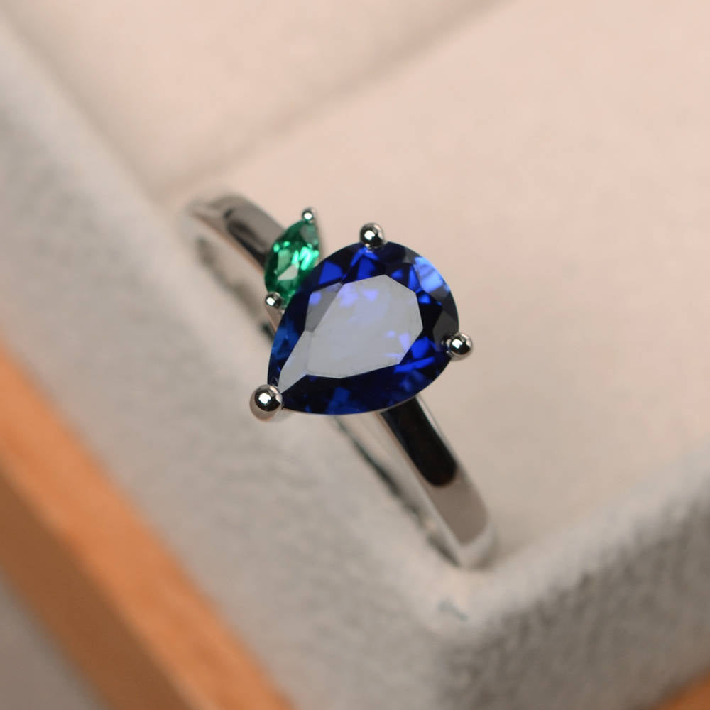 Birthstone Ring with Colorful Zircon | 925 Silver