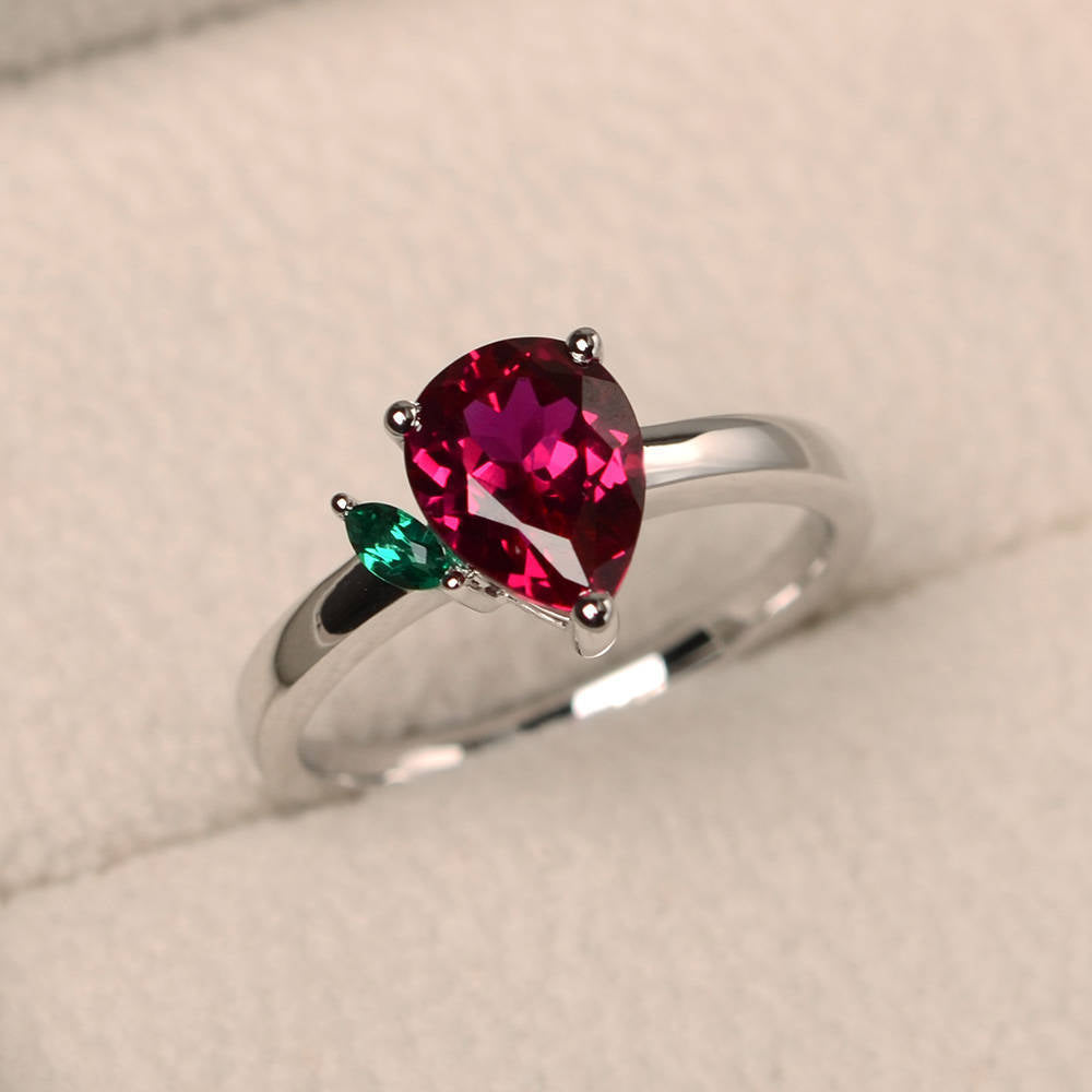 Birthstone Ring with Colorful Zircon | 925 Silver