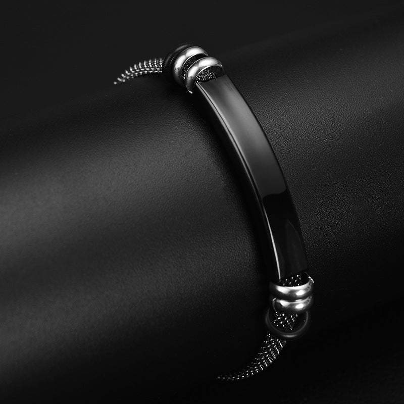 Vintage Stainless Steel Bracelet for Men | Classic Men's Jewelry