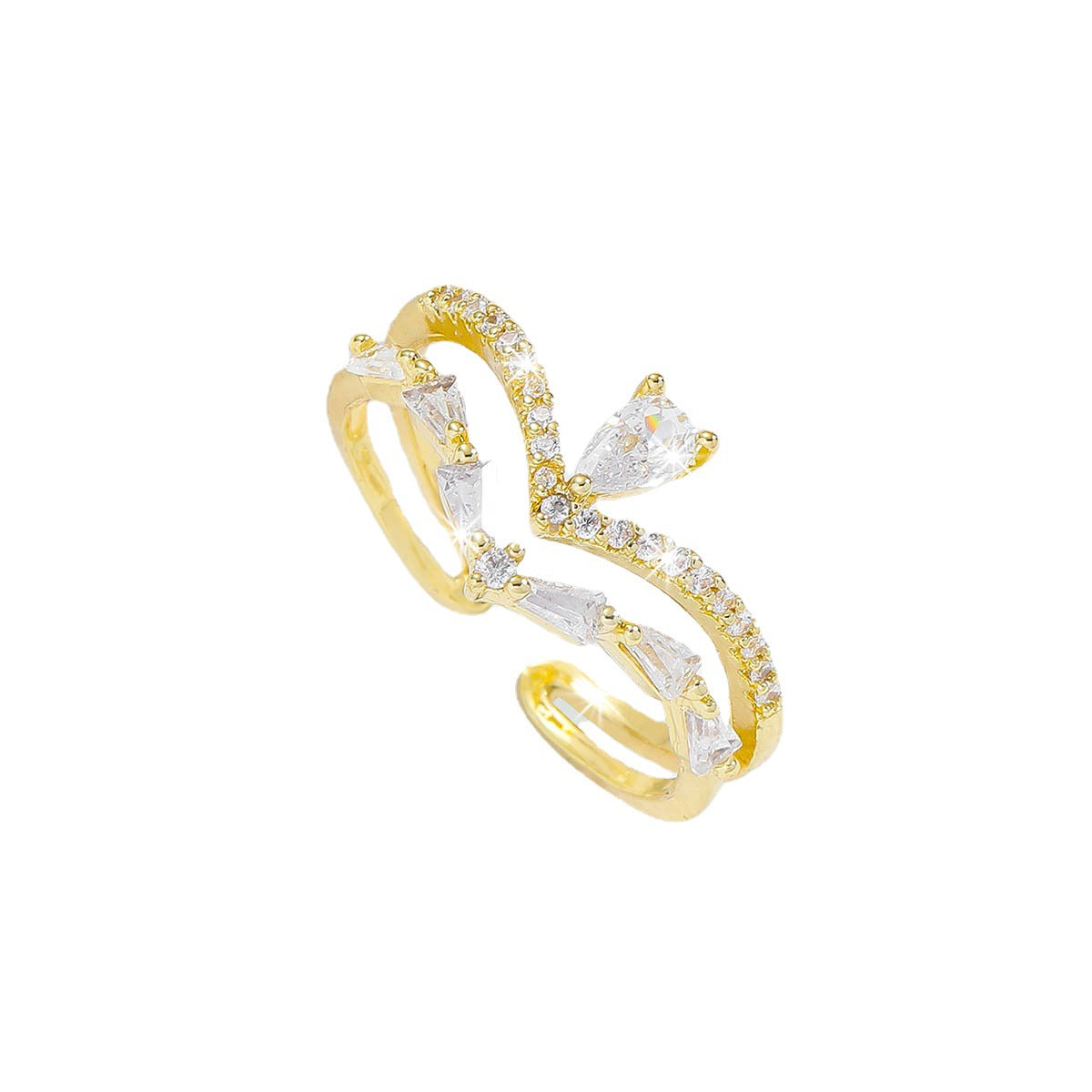 Minimalist Open Adjustable Ring for Women