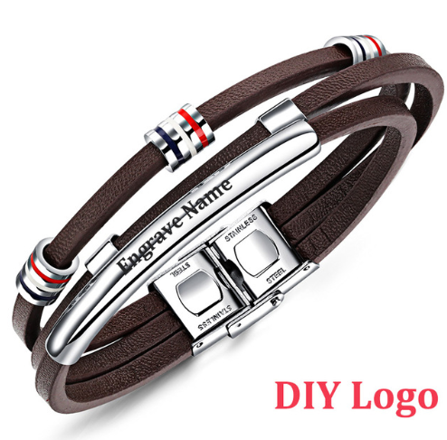 Woven Leather Bracelet for Men | Braided Men's Wrist Accessory