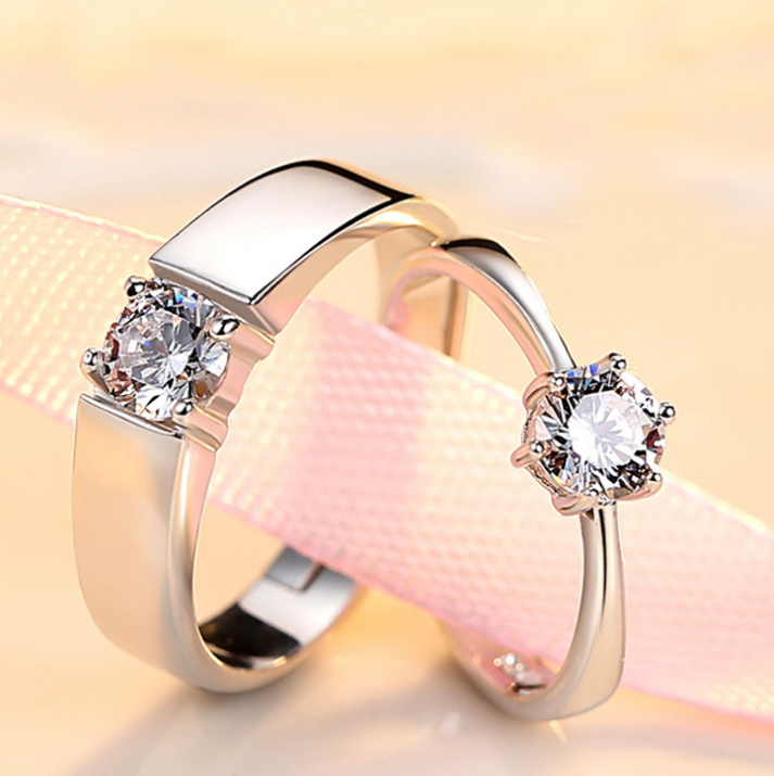 Single Diamond Engagement Ring | Couples Ring