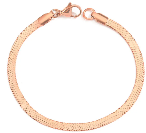 Stainless Steel Snake Chain Thin Bracelet