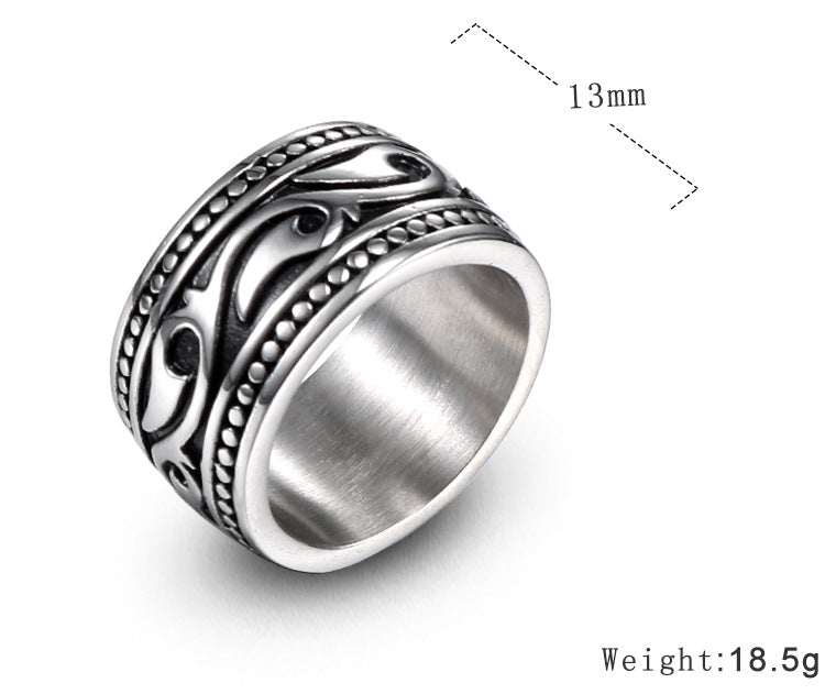 Totem Vintage Punk Ring | Stainless Steel