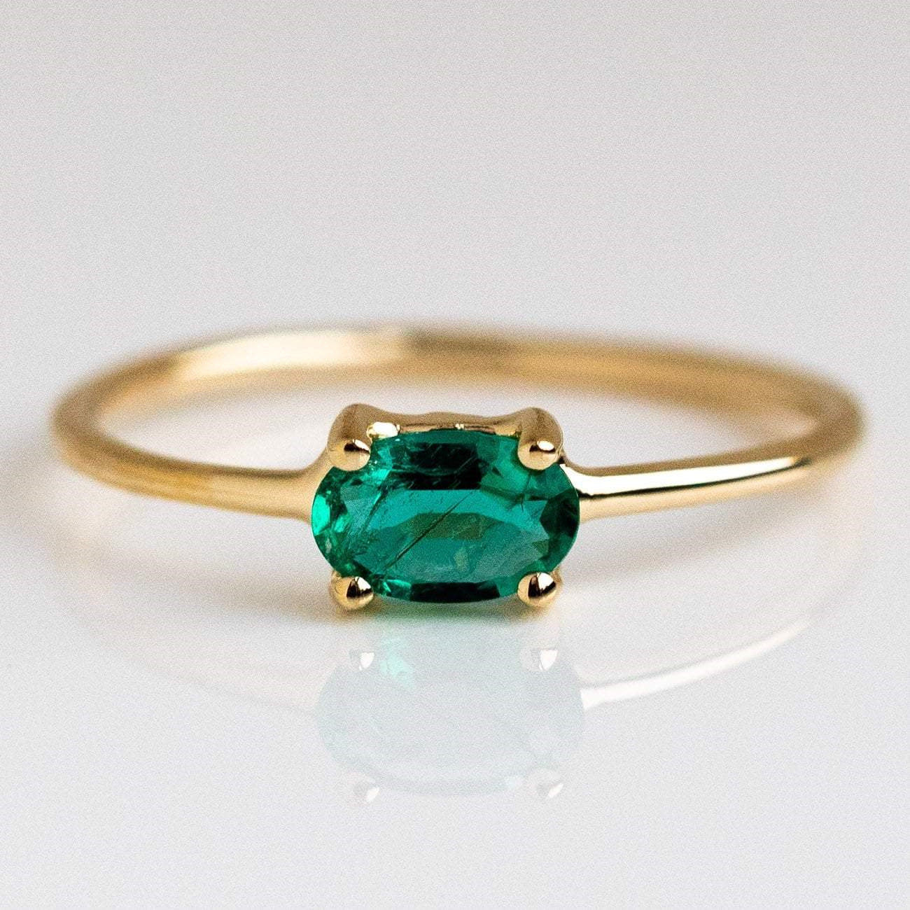 December Birthstone Ring | 18K Gold Stainless Steel