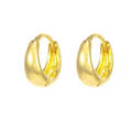 Gilded Gold Hoop Earrings | Elegant Women's Hoops