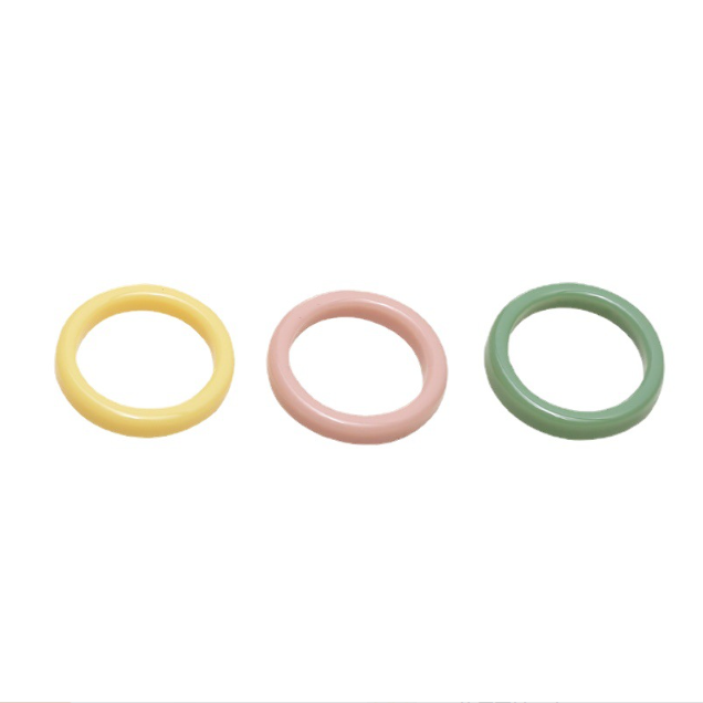 Multi-Color Resin Ring | Minimalist Women's Ring