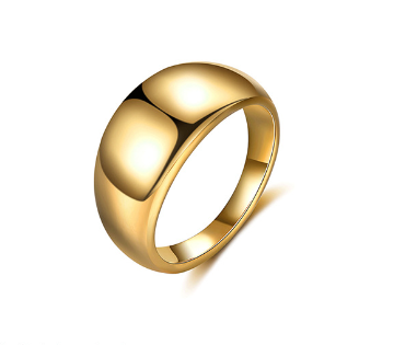 Lyra Gold Ring | Minimalist Stainless Steel