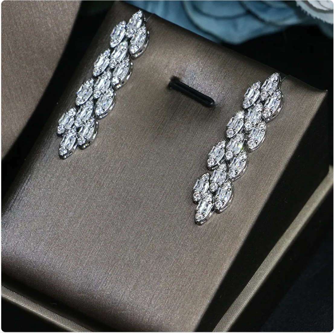 Floral Copper Wedding Jewelry Set | Necklace, Ring, Earrings & Bracelet
