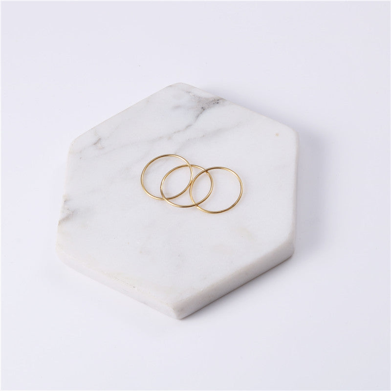 Minimalist Multi-Ring Fashion Statement Ring