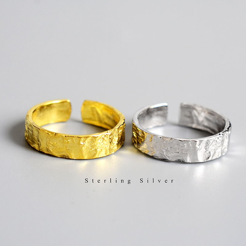Textured Paper Ring | Personalized Gold & Silver