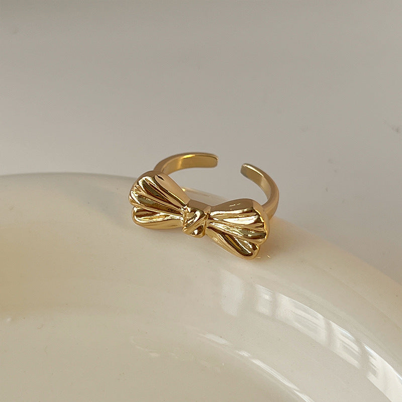 Minimalist Smooth Open Ring for Women