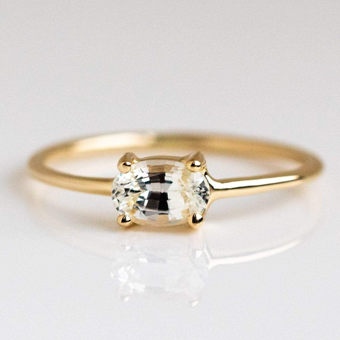 December Birthstone Ring | 18K Gold Stainless Steel