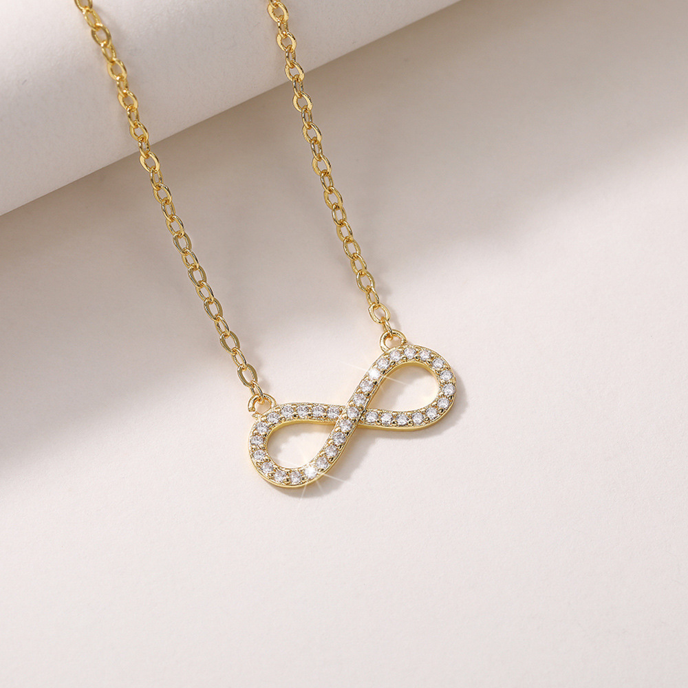 Infinity Pendant Necklace | Minimalist Gold & Silver