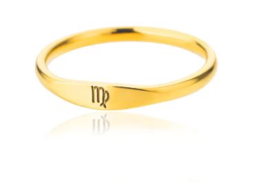 Dainty Zodiac Ring | Minimalist Astrology Ring for Women
