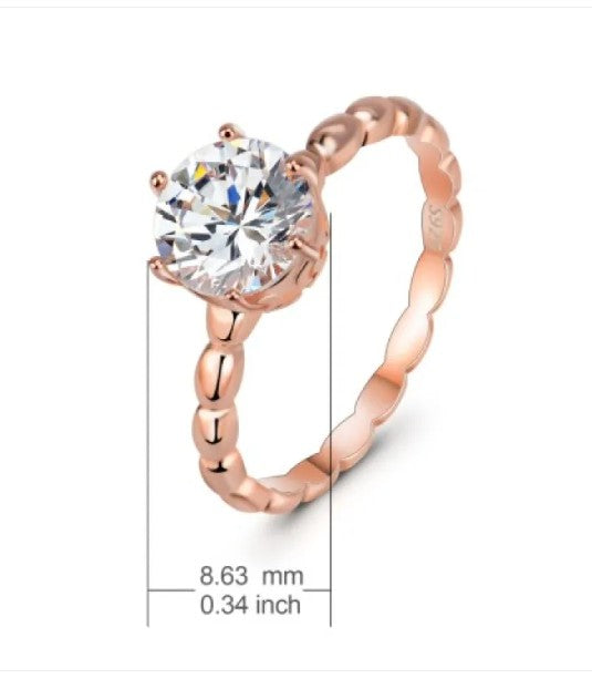 925 Silver Diamond Ring | Minimalist Design