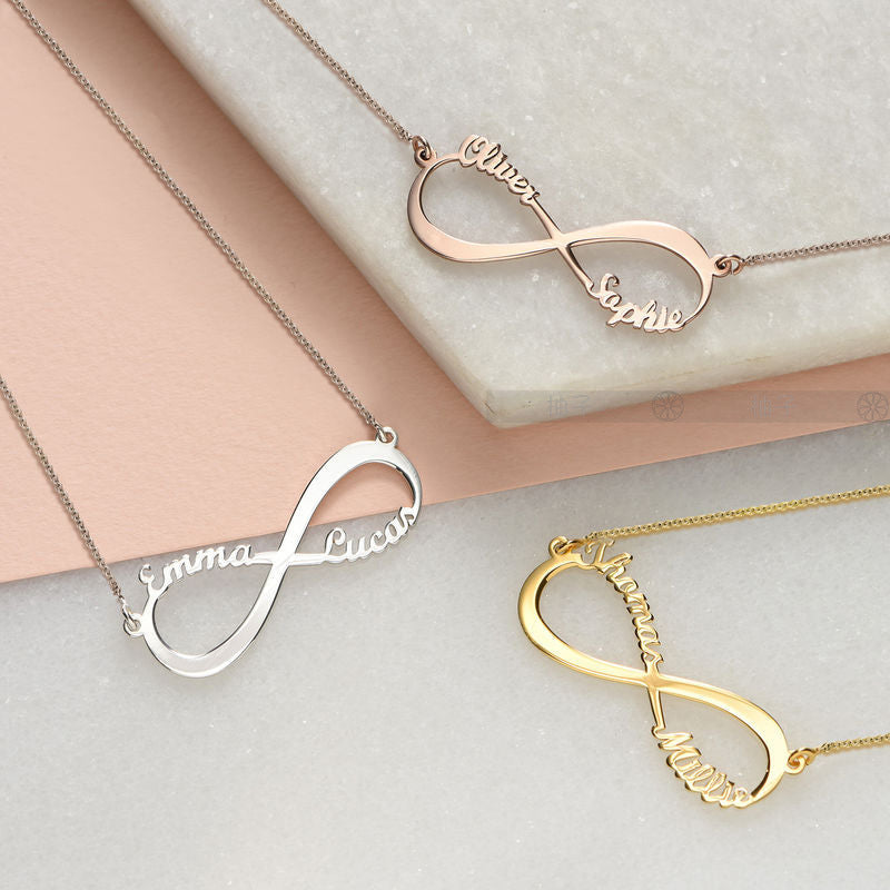 Personalized Infinity Name Necklace | Mother's Day Gift