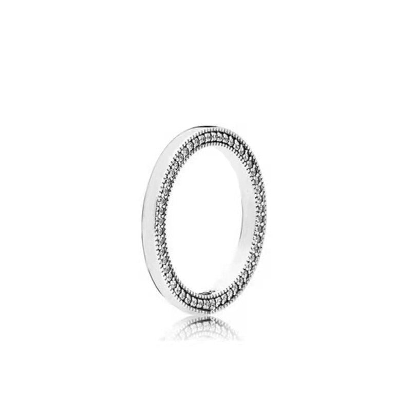 Spring Heart Ring | Geometric Minimalist Design