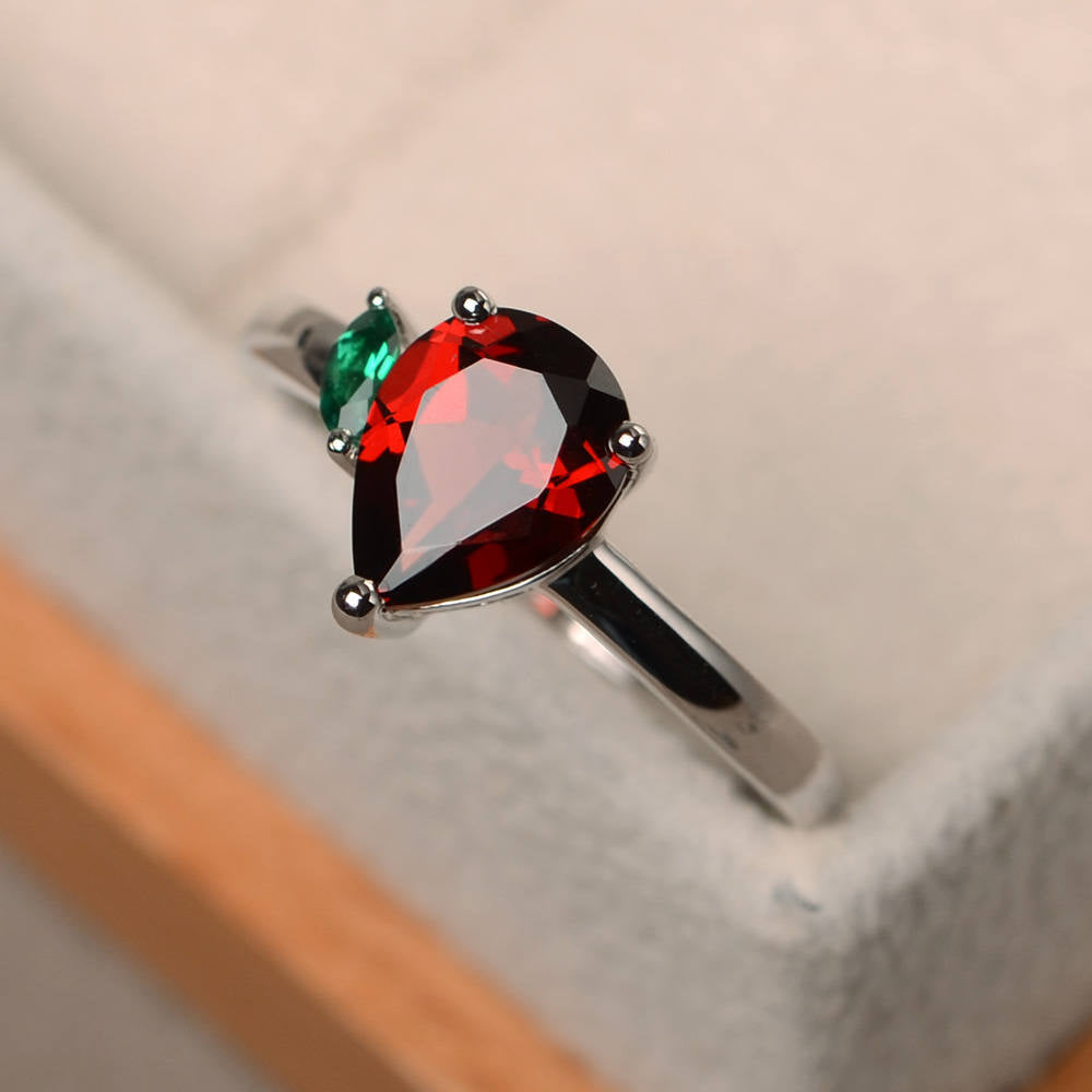 Birthstone Ring with Colorful Zircon | 925 Silver