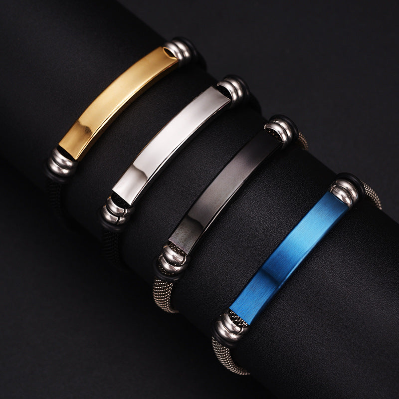 Vintage Stainless Steel Bracelet for Men | Classic Men's Jewelry