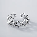 Silver Star Open Ring | Minimalist Celestial Ring