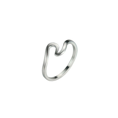 Wave Ring | Minimalist Water Wave Design